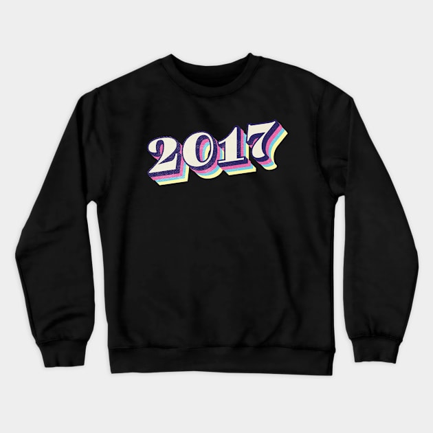 2017 Birthday Year Crewneck Sweatshirt by Vin Zzep